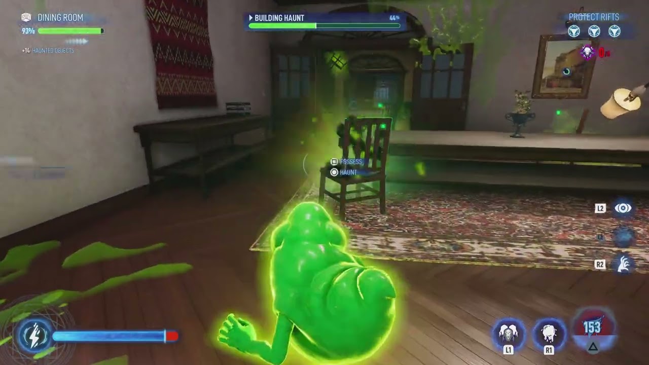 The Real Ghostbusters Slimer gameplay from Ghostbusters Spirits Unleashed