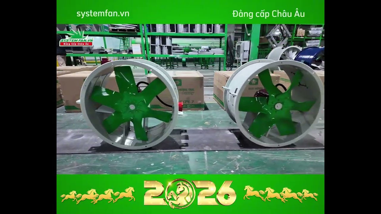 Bọc quạt hướng trục  chỉn chu trong từng chi tiết