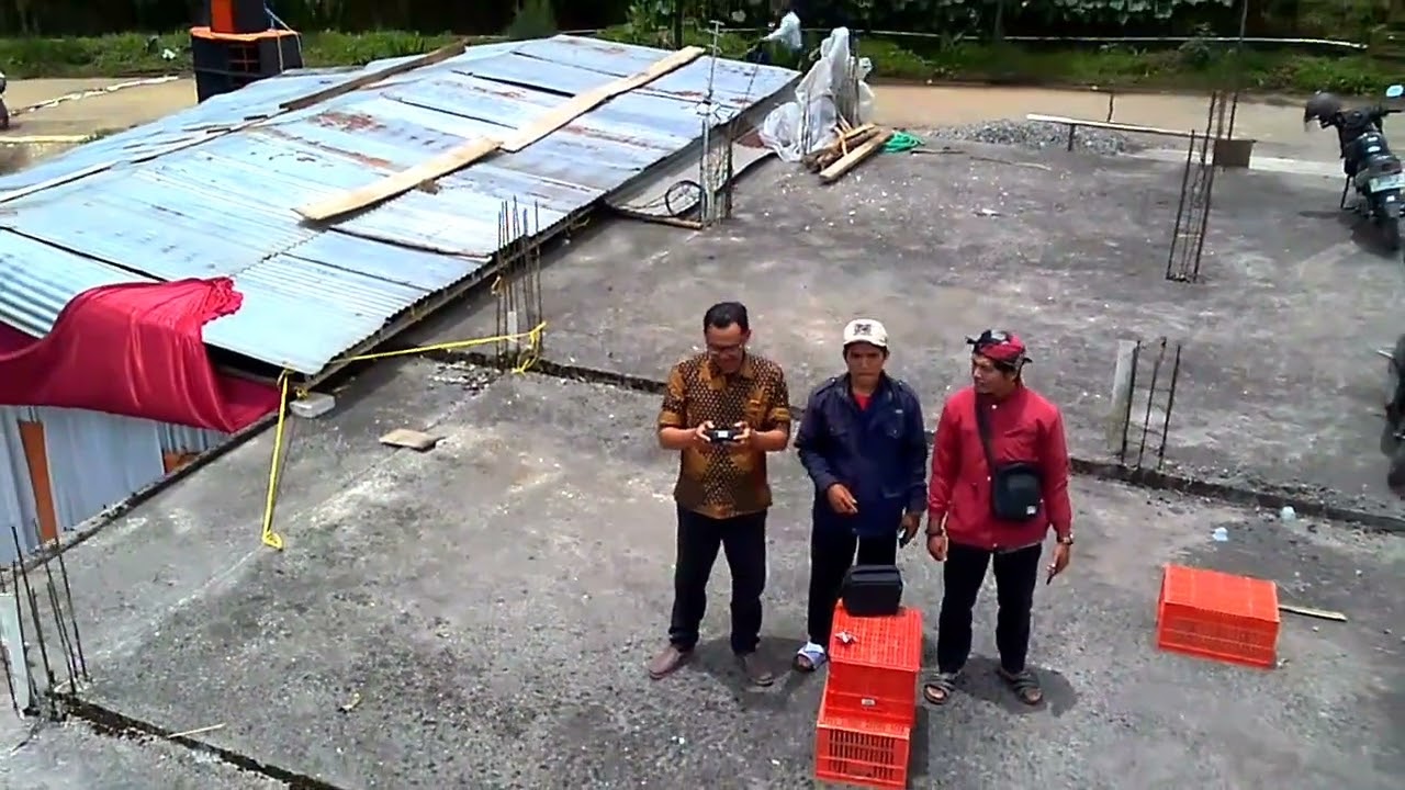 test kamera Drone S-X1 MAX 3 Axis gimbal