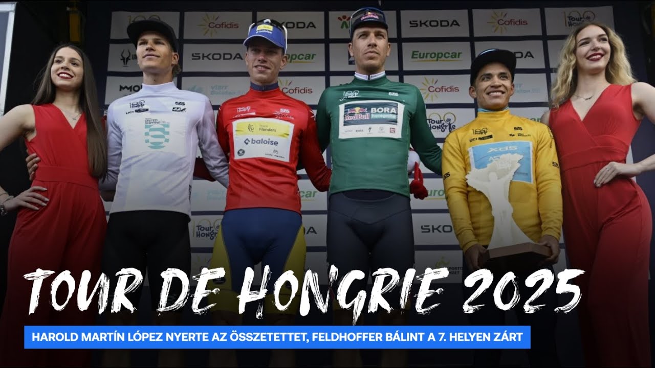Feldhoffer B&aacute;lint 7. lett &ouml;sszetettben, L&oacute;pez&eacute; a s&aacute;rga trik&oacute; - a Tour de Hongrie d&iacute;j&aacute;tad&oacute;ja