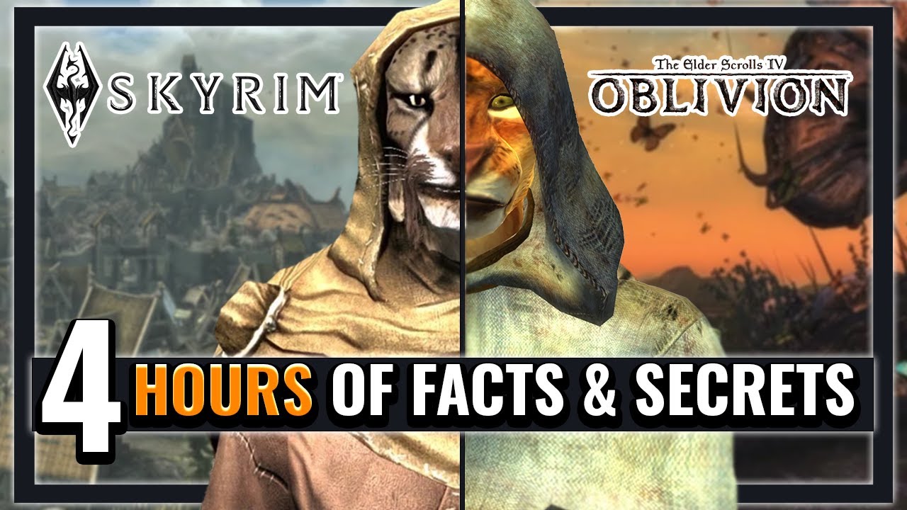 Nearly 4 Hours of Random Skyrim and Oblivion Lore, Facts, and Secrets