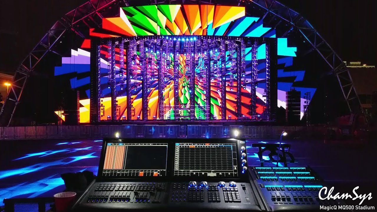 2017 LDI Main Stage - MagicQ MQ500 Stadium with Koen De Puysseleir