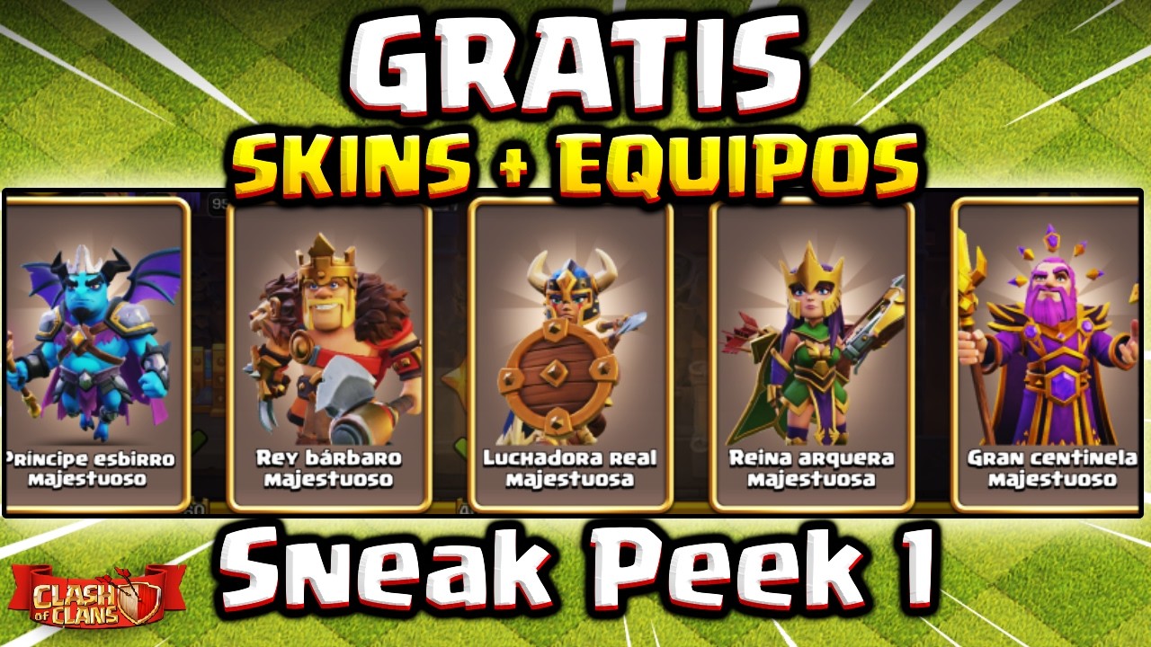 &iexcl;TODO lo nuevo de JUNIO! Sneak Peek 1 Clash of Clans 2026