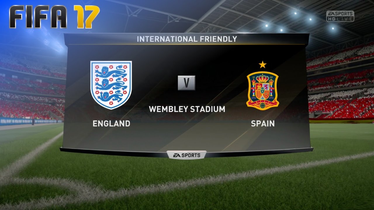 FIFA 17 - England vs. Spain @ Wembley Stadium