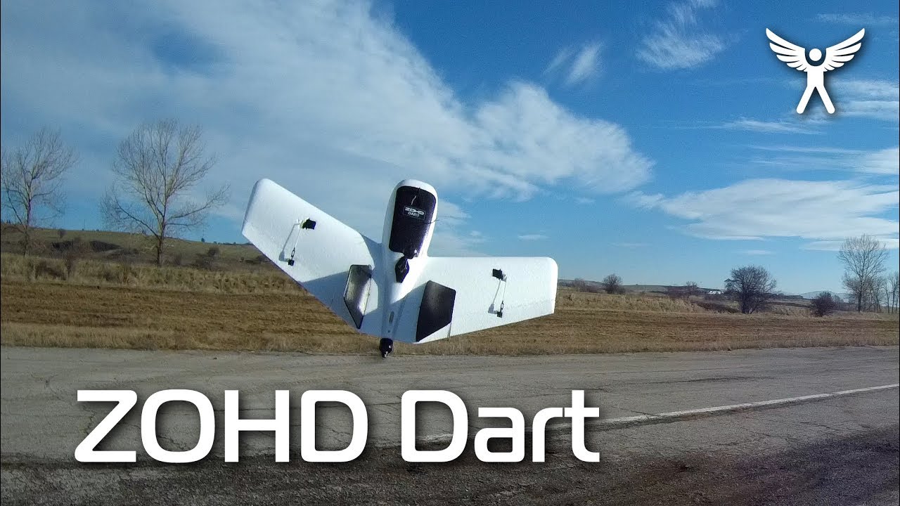 ZOHD Dart 635mm Swept-forward FPV plane - STELLAR performance in a very compact package!
