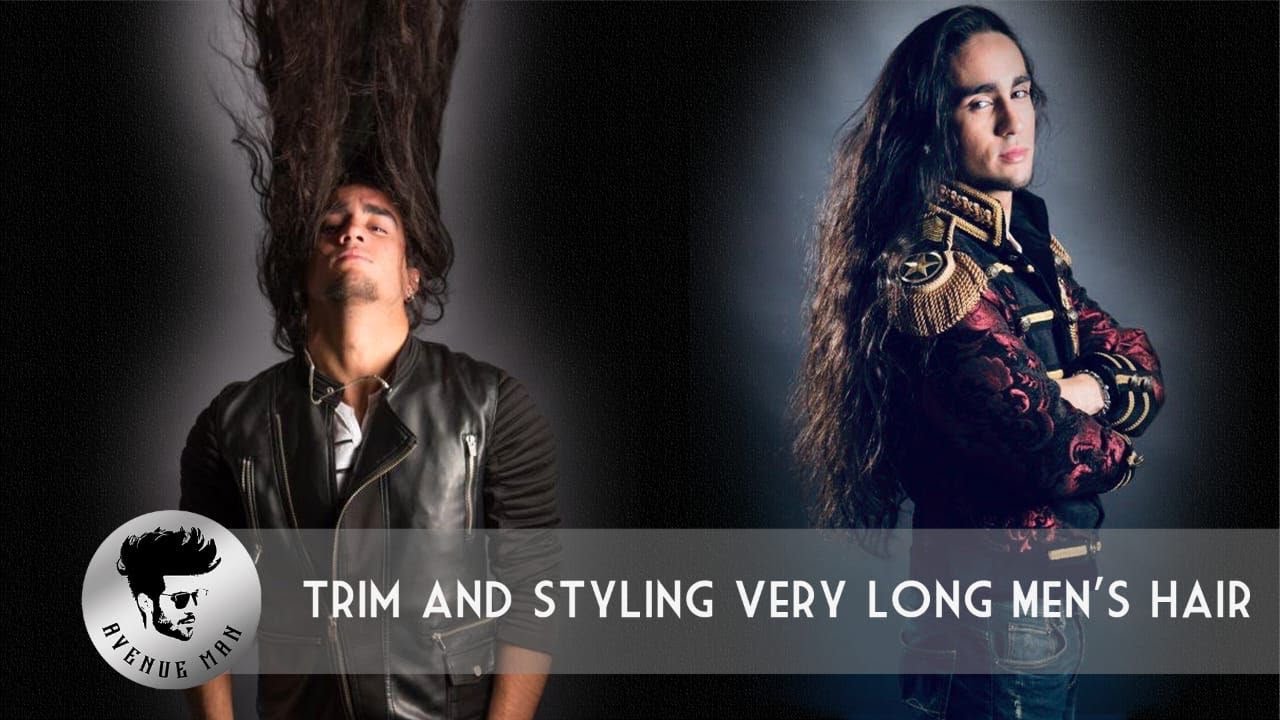 Cutting Very Long Mens Hair