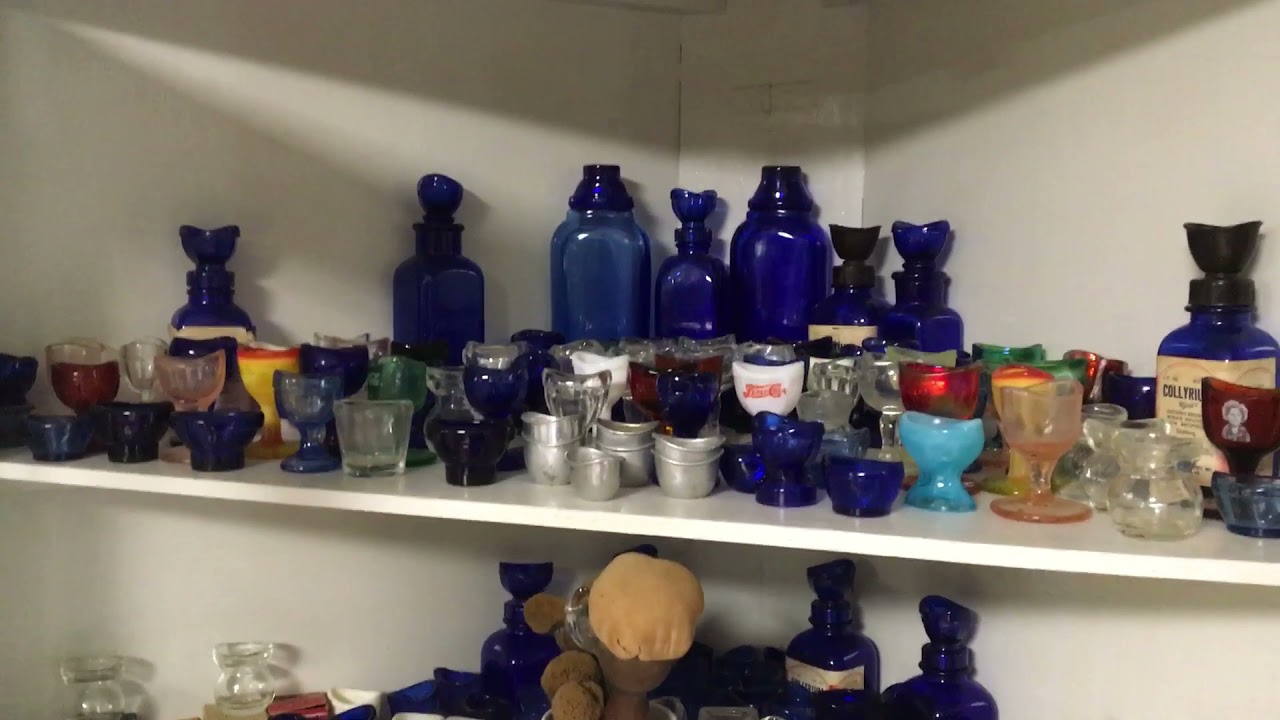 Eye cups or eye wash cups, my crazy collection.