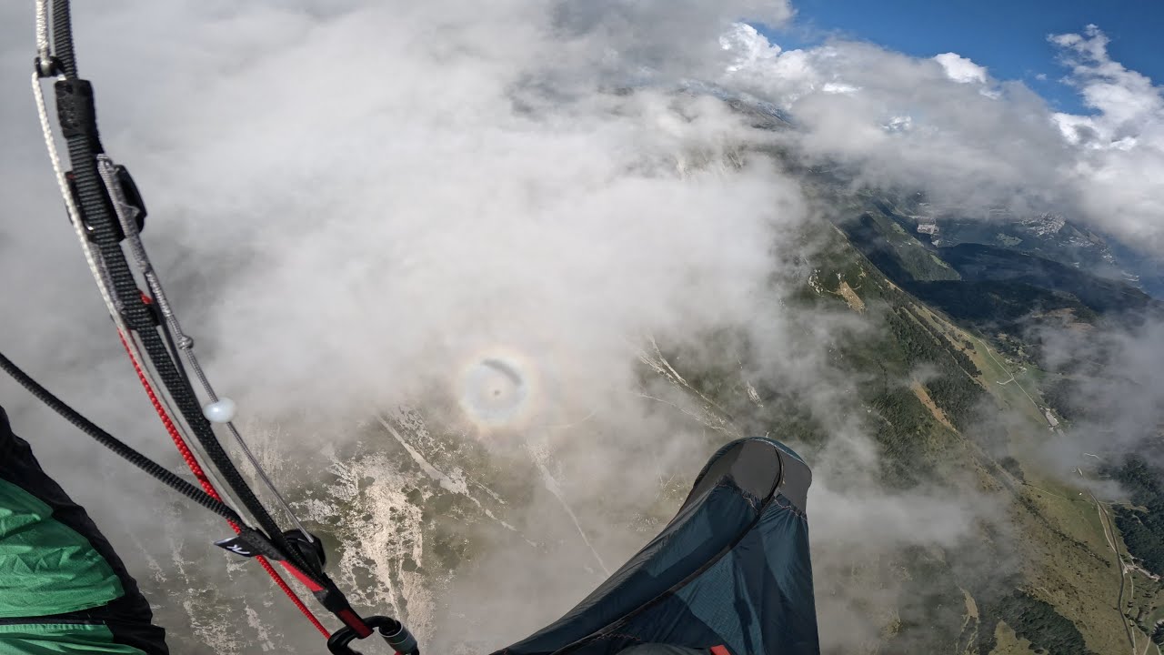 Cloud Surfing Monte Baldo, Garda Lake, Paragliding