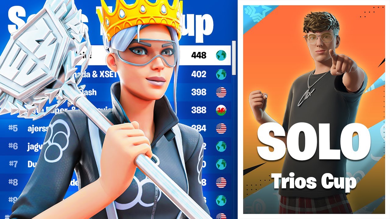 WINNING A TRIO TOURNAMENT AS A SOLO..