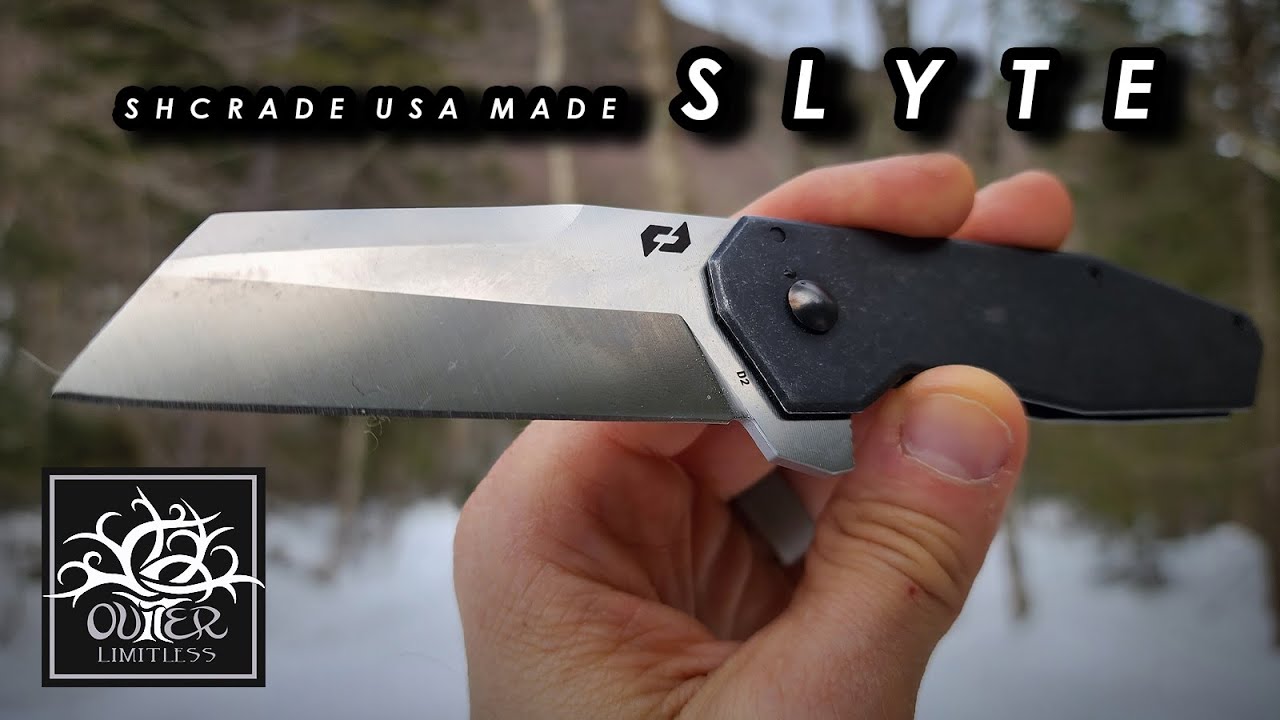 Schrade Slyte Folders: USA Made...Minimal Profile, Slicing Perfection!!