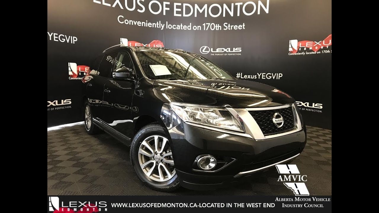 Used Black 2015 Nissan Pathfinder SL Walkaround Review Medicine Hat Alberta