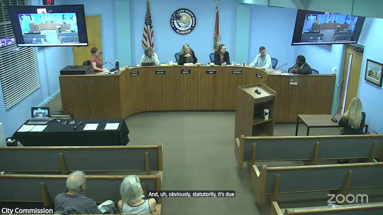 November 18, 2025 – Lake Worth Beach City Commission Special Meeting followed by the Regular Meeting