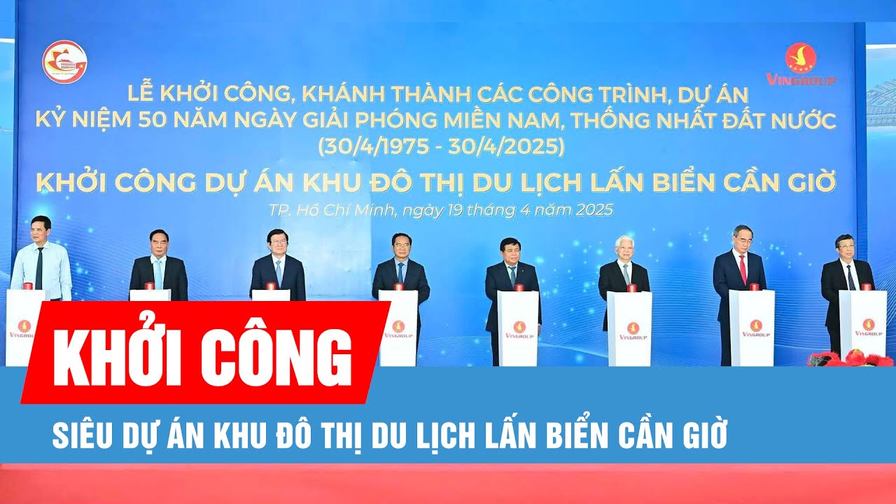 Khởi công siêu dự án Khu đô thị du lịch lấn biển Cần Giờ