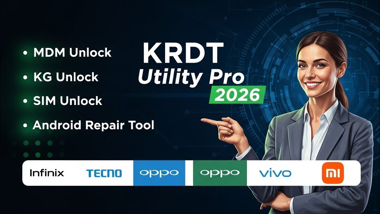 KRDT Utility Pro 2026 | All in One Android Unlock & Repair Tool | MDM KG SIM Unlock Free