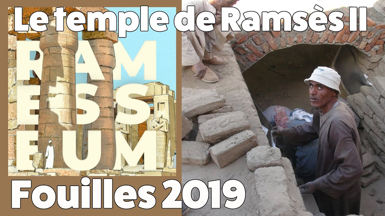 Le Ramesseum 2019, XXXIe campagne archélogique #Ramsès