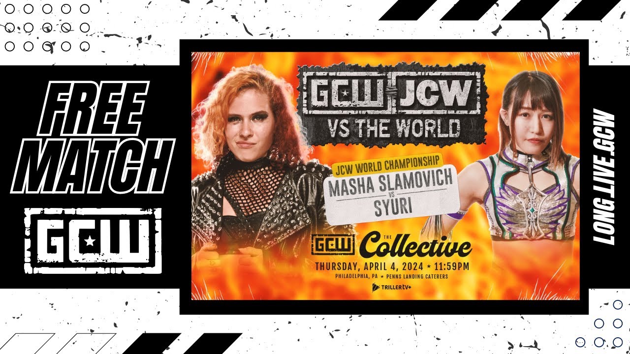 GCW - [FREE MATCH] Masha Slamovich vs Syuri | #LONGLIVEGCW