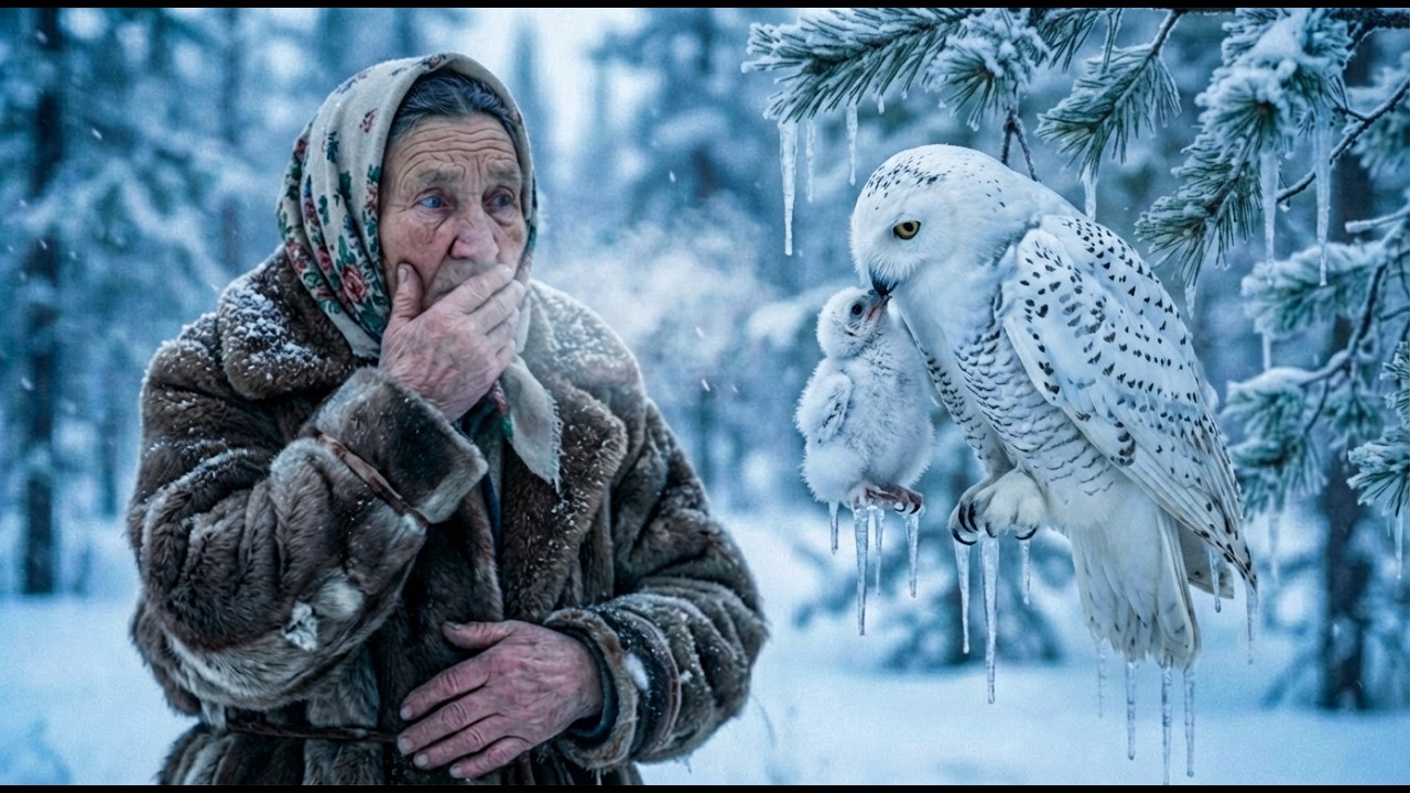 She Saved a Frozen Snowy Owl and Her Owlet from Death — What Happened Next Will Melt Your Heart🦉❄️