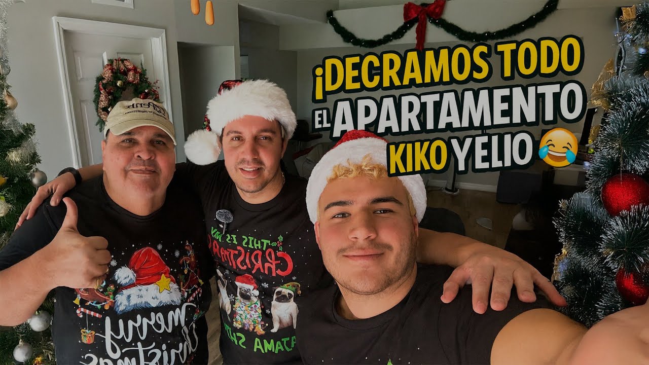 ¡Decoramos TODO el apartamento con KIKO y ELIO! 🎄 Risas, luces y mucho chisme navideño 😅