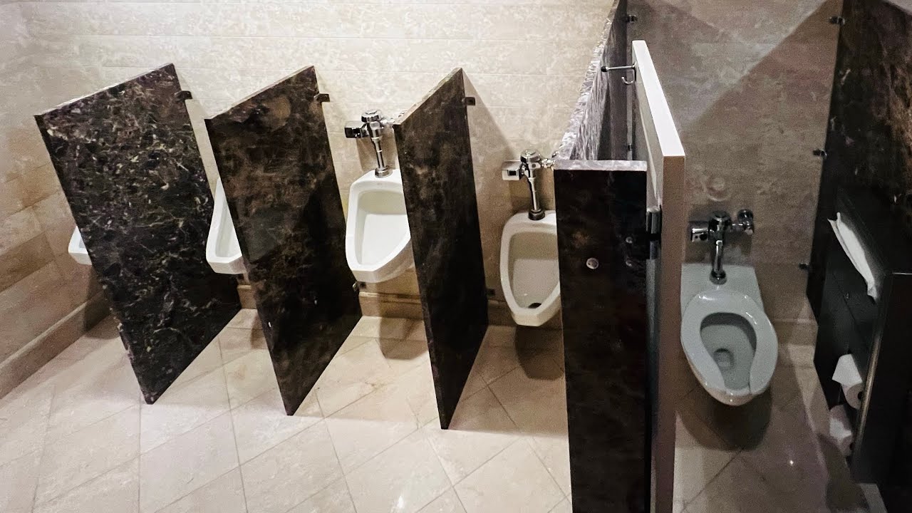 1990s American Standard Allbrook Urinal + 2010s Afwall Millenium Toilet Flush | Prince Waikiki Hotel
