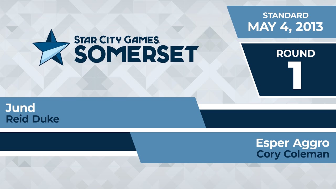 SCGNJ: Round 1 - Reid Duke vs Cory Coleman | Standard