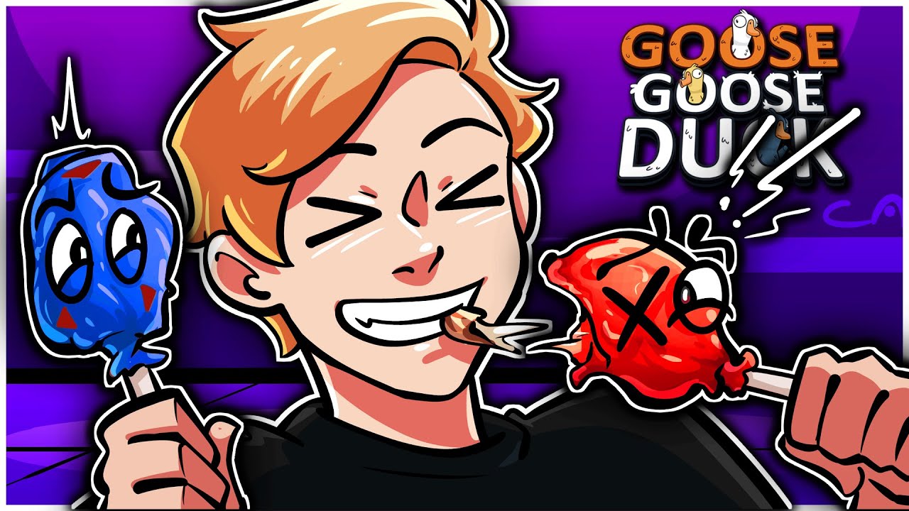 WINNING BY EATING MY FRIENDS! 🍗  | Goose Goose Duck (ft. Cartoonz, My Wife, & More)