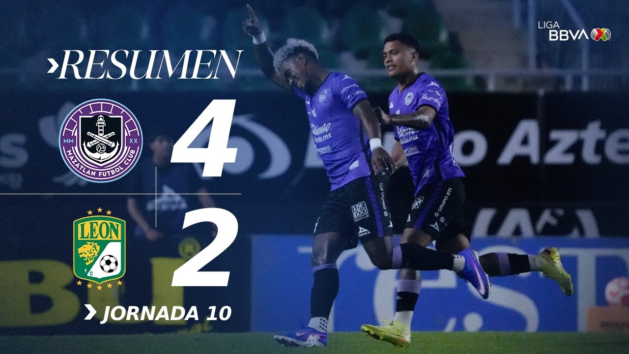 MAZATLÁN 4-2 LEÓN J10 | ¡Lluvia  de goles en Mazatlán y victoria Cañonera | Con México C26