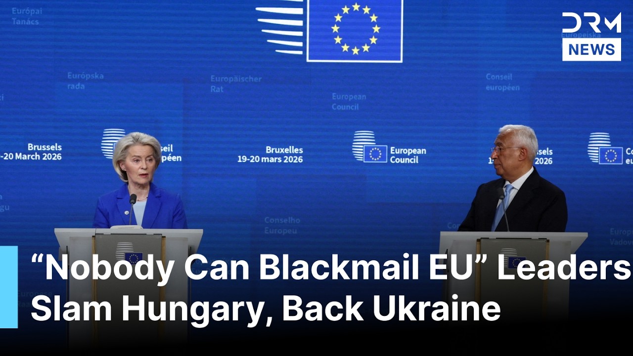“Nobody Can Blackmail the EU” EU Leaders Slam Hungary, Back Ukraine, Warn of Energy Crisis | AC1G