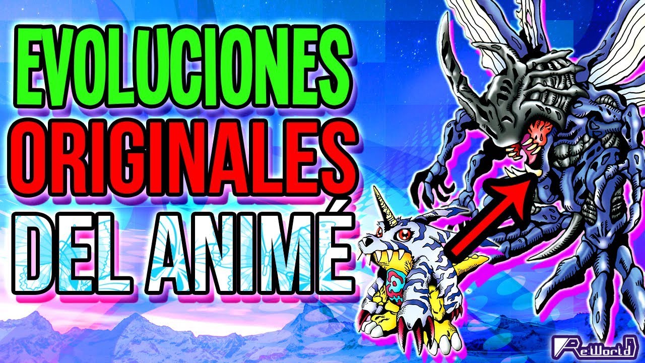 Evoluciones originales del anime (Digimon Adventure)