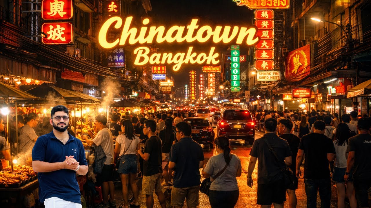 Chinatown Bangkok Night Market | Ultimate Street Food Tour 2026 🇹🇭🍜