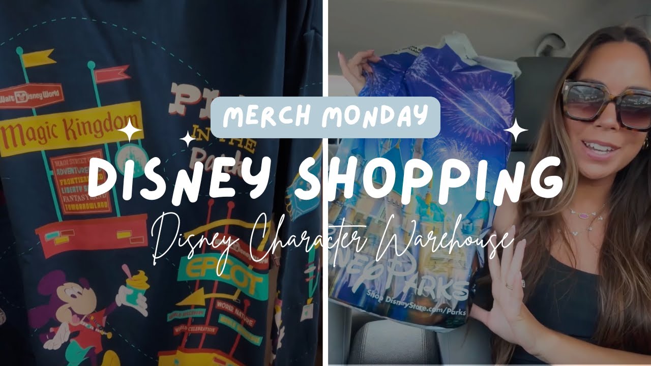 DISNEY SHOPPING VLOG | Merch Monday Shopping at the Disney Character Warehouse💙✨