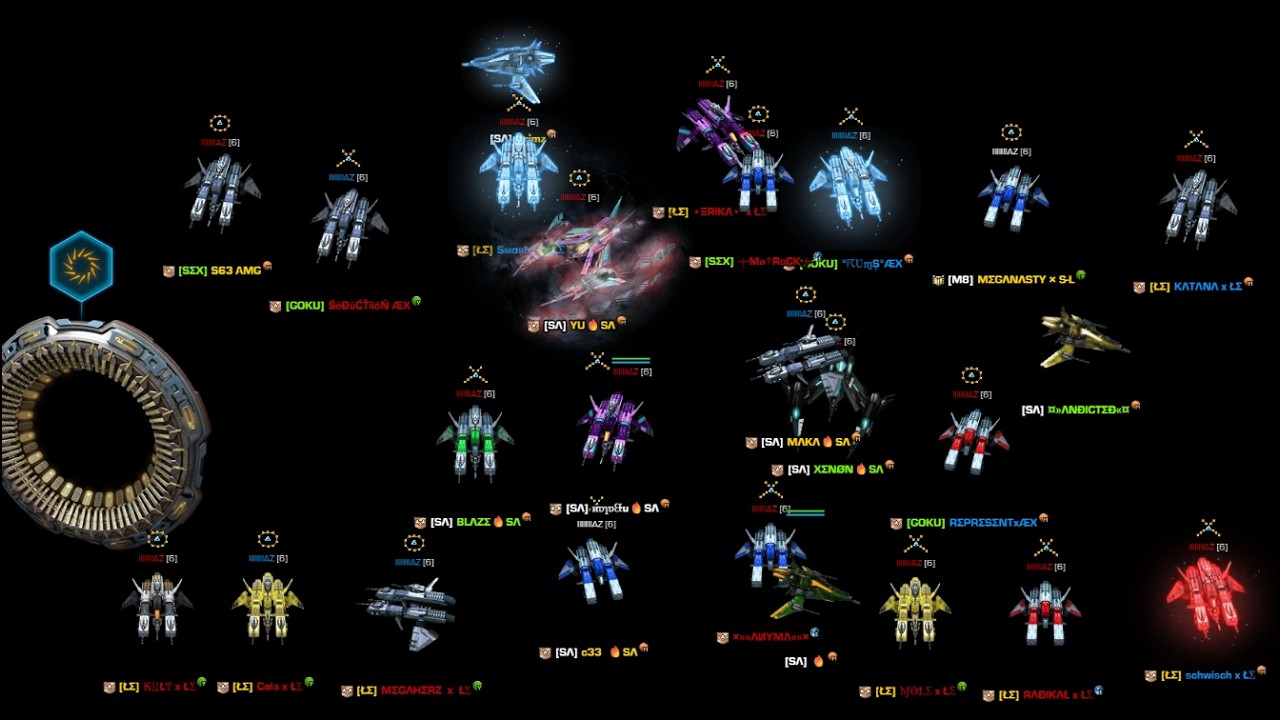 DARKORBIT P SERVER   PINK GALAXY   HUGE FIGHTS MAKA POV