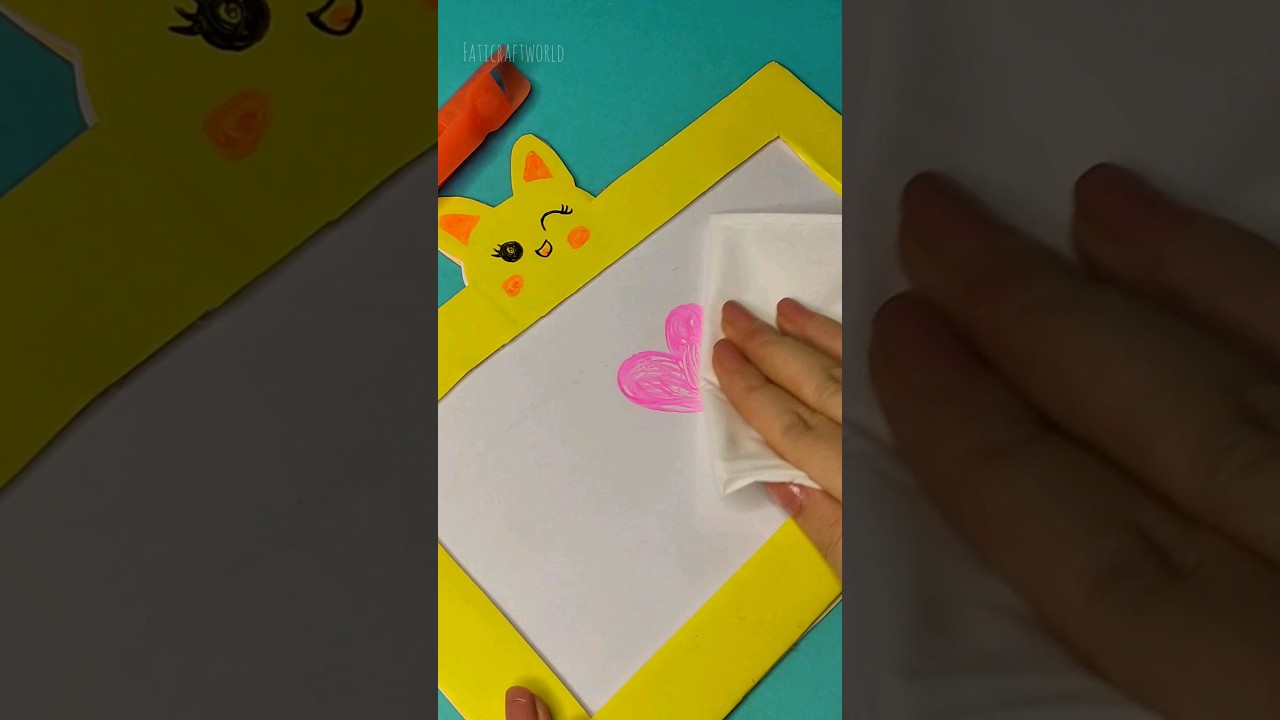 How to make Whiteboard DIY Handmade - DIY Whiteboard craft - fati craft world