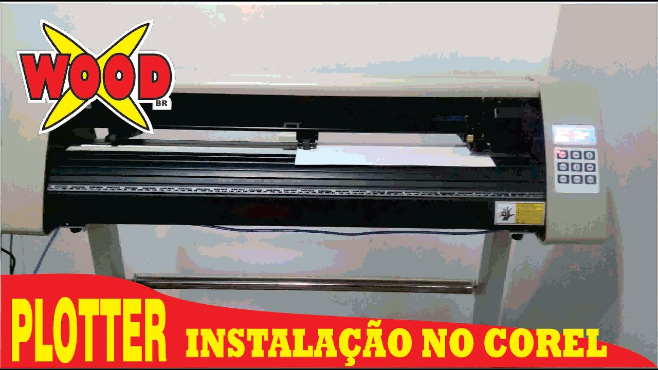 PLOTER DE RECORTE INSTALAÇÃO DIRETA NO COREL DRAW.