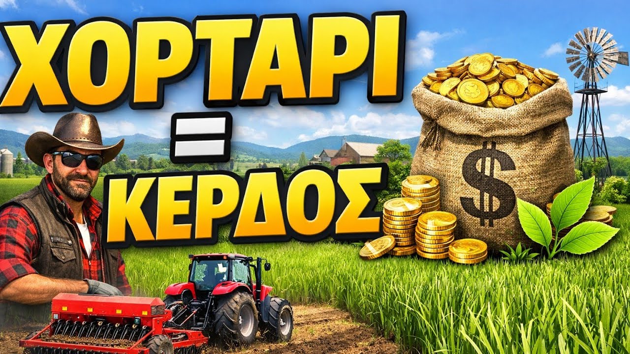 Farming Simulator 25 PS5 | Φυτεύω Χορτάρι 🌿 Ξεκινάμε Ζωοτροφές στο TexaNakos_Rider 