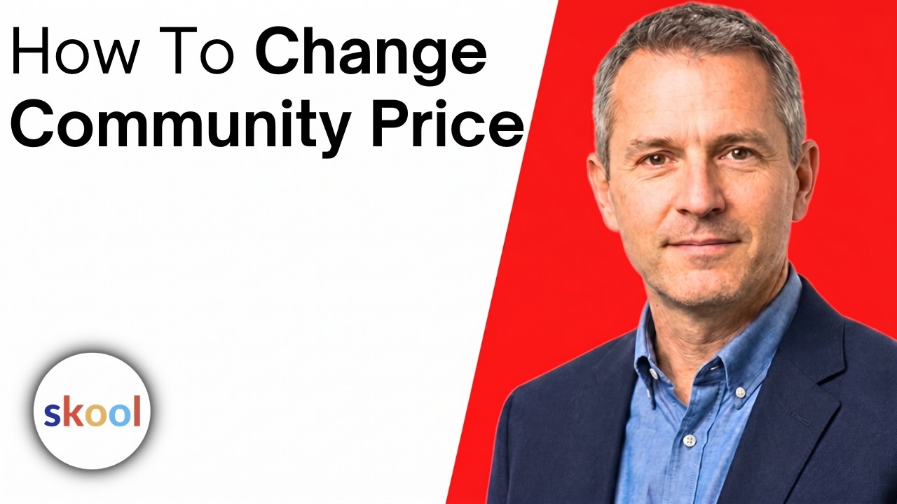 How To Change Skool Community Group Price