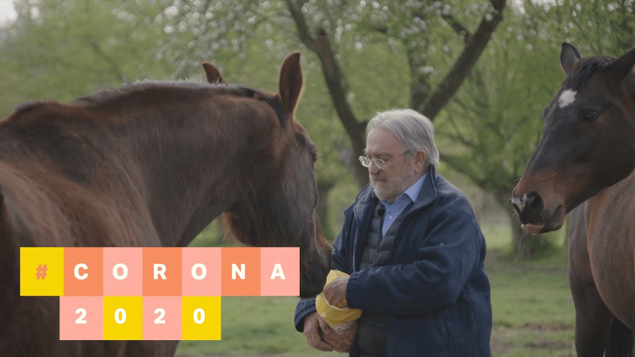 Herman De Croo tussen thuis en dier in quarantaine | #Corona2020 15 april 2020