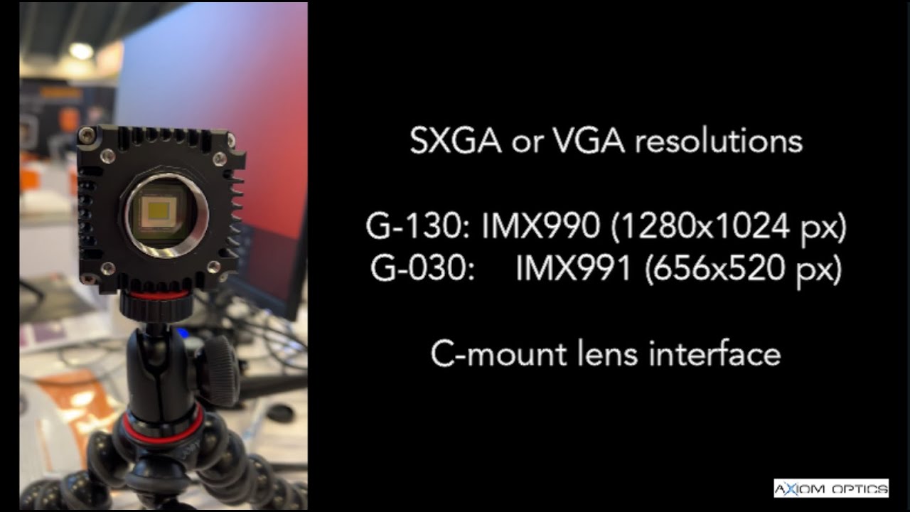 1.3MP SWIR camera with IMX990 - Goldeye G-130