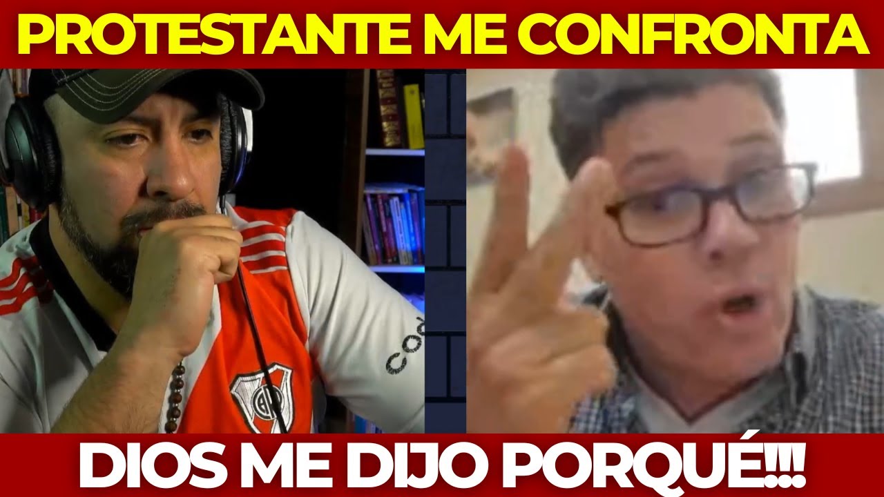 EVANGÉLICO ME CONFRONTA!!! "Dios me dijo porque te hiciste CATÓLICO!"