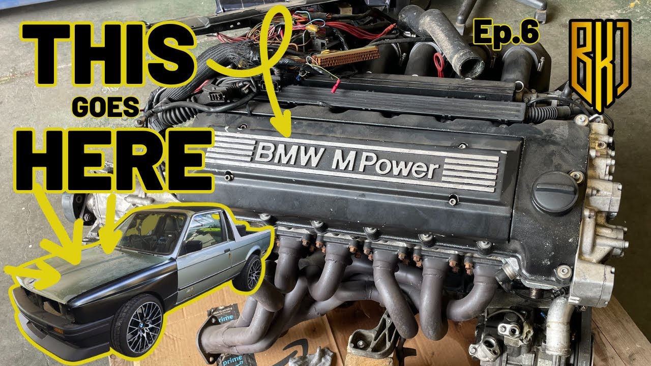 E30 Ute Build Ep.6 Engine Reveal!! S50!!