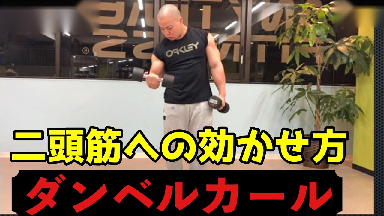 【ダンベルカール】上腕二頭筋に効かせるコツ〜最適な重量・回数まで解説