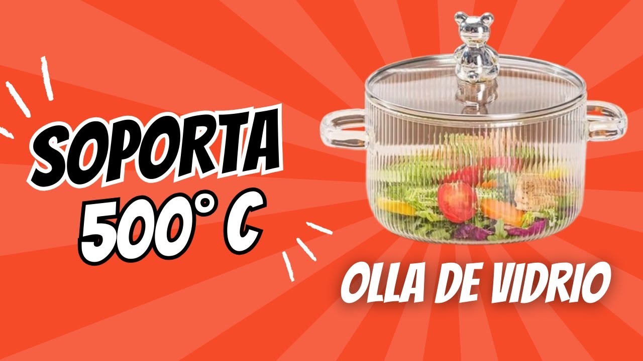 Descubre la Olla de Vidrio que Soporta Altas Temperaturas Borosilicato