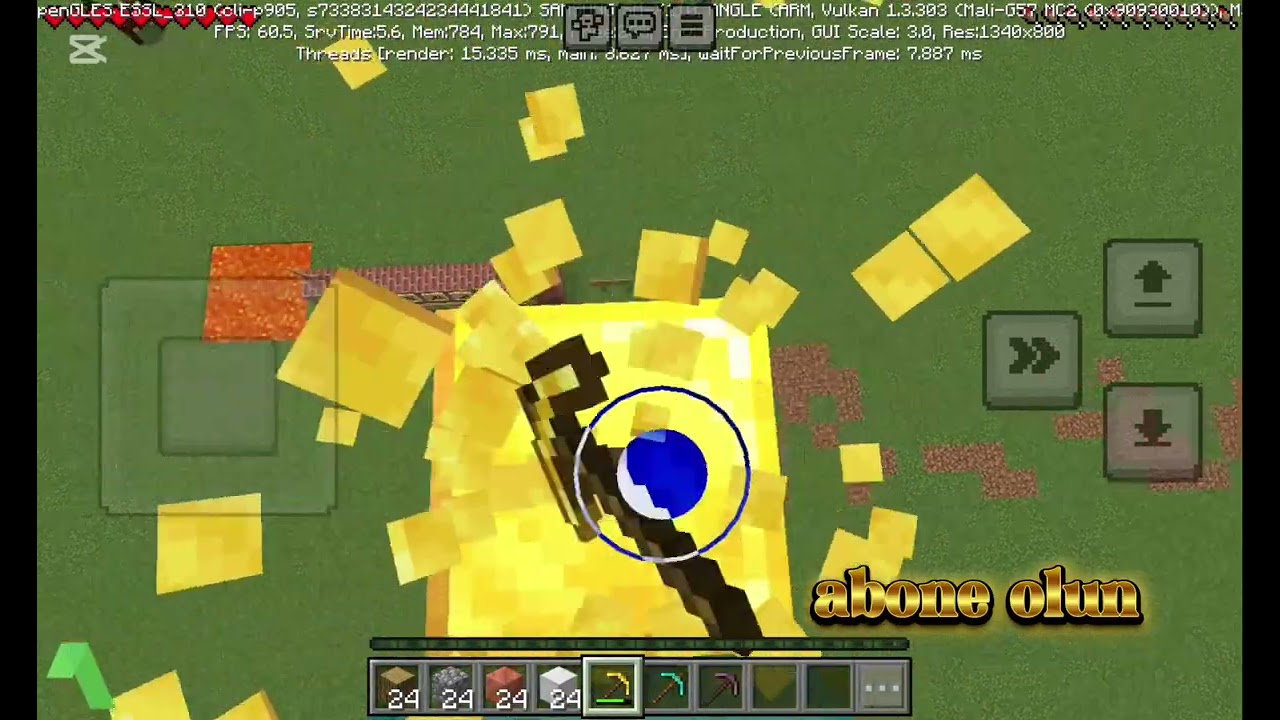 Kazma ile blok yarışı #minecraft #keşfetbeniöneçıkar #keşfetedüş 