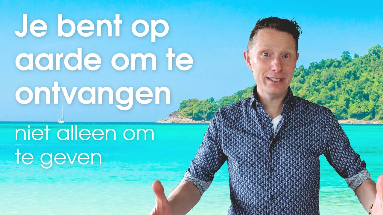 Als je niet kunt ontvangen, kun je ook niet geven.