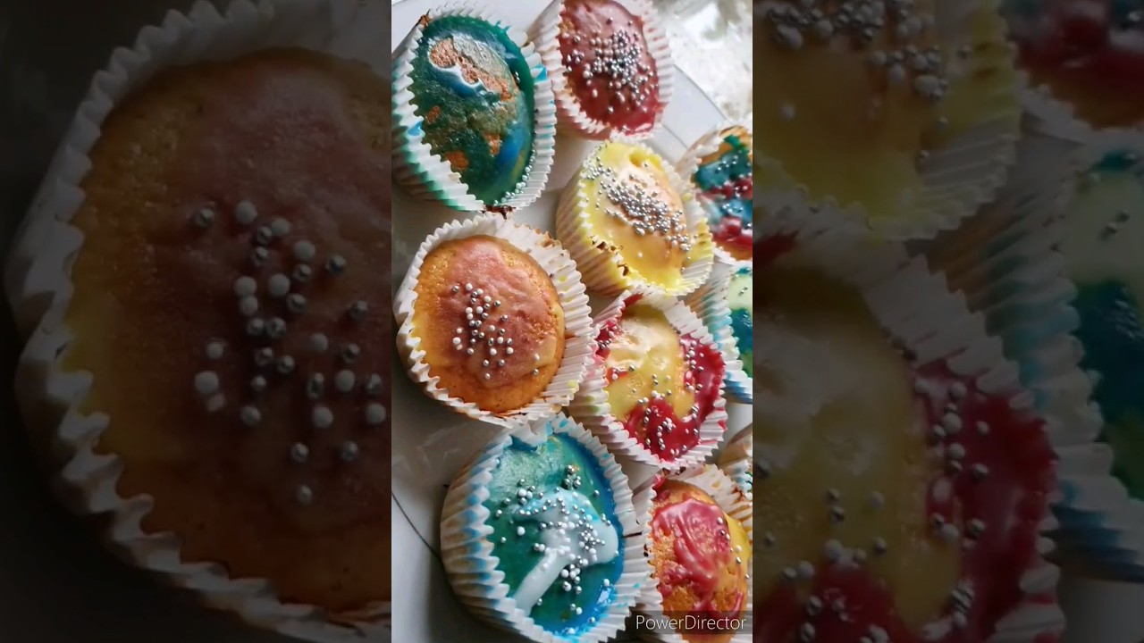 Solar system cup cakes😍😋 #shorts #viralshort #worldwide #tiktok #inshort #solarsystem #baking