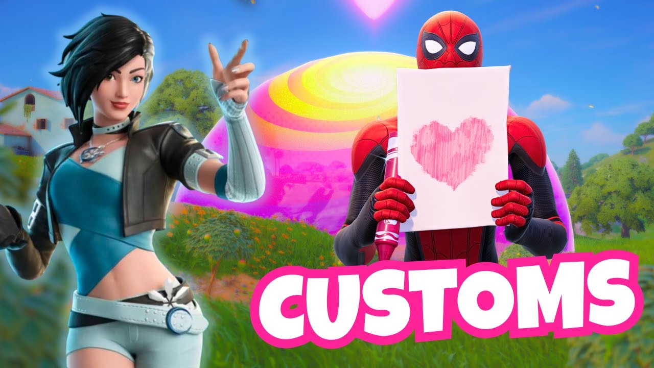 Fortnite Customs LIVE with Fans + NEW Marvel Item Shop Collab!