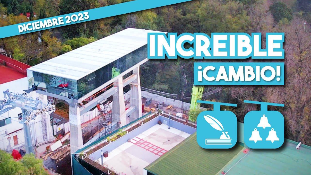 ¡RECORRÍ la obra del CABLEBÚS Línea 3 de Chapultepec - Santa Fe y esto AVANZÓ! – Diciembre 2023