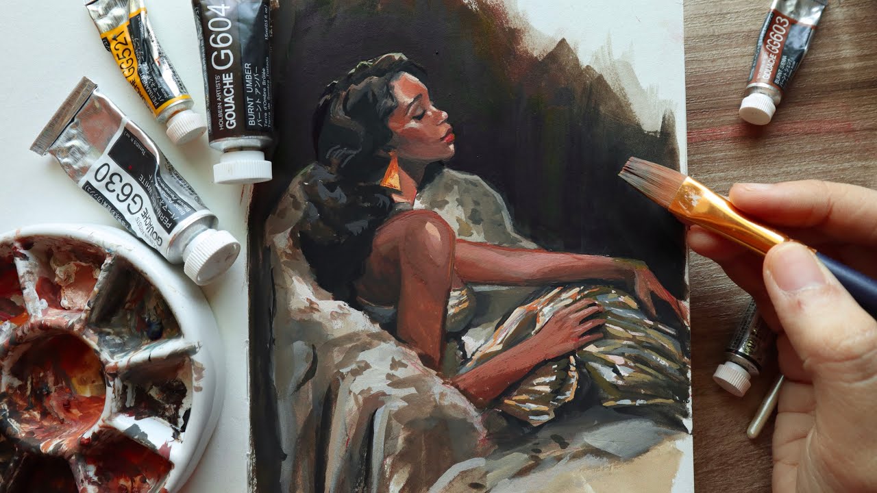 Painting over my sketches #8