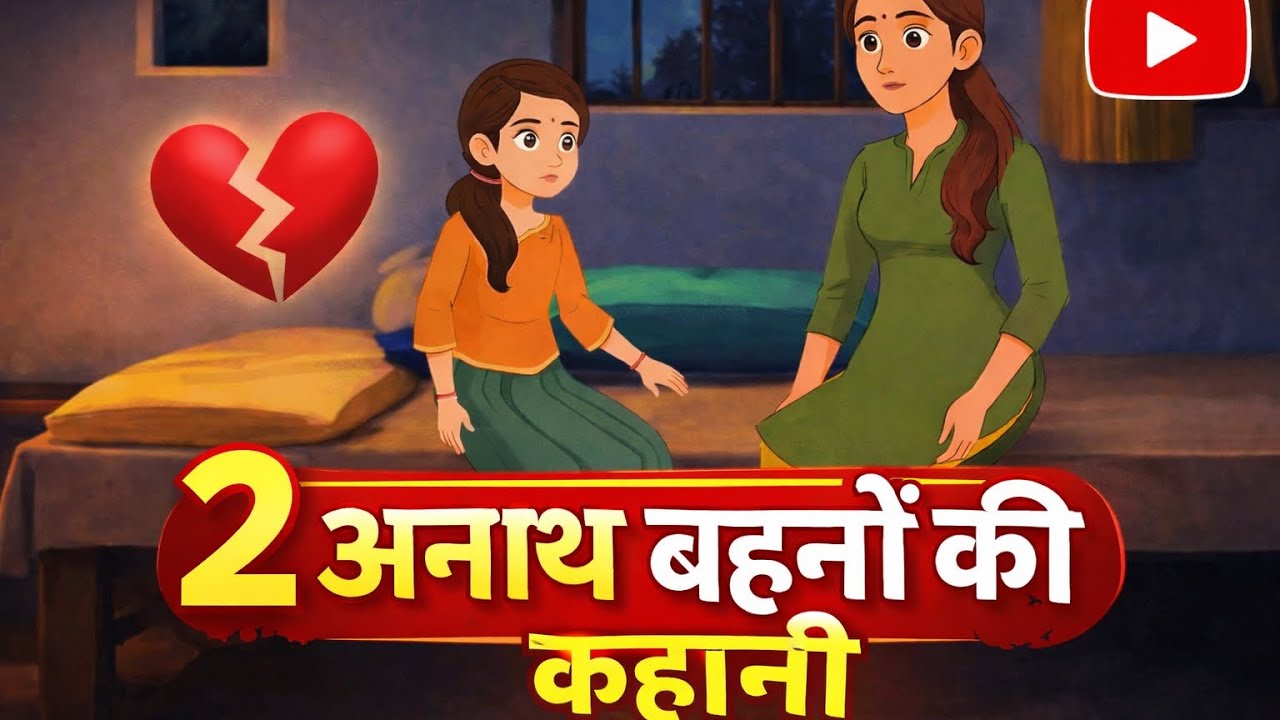 दो अनाथ बहनों का घर | Hindi Story | Hindi Kahani | Moral Stories | cartoon story