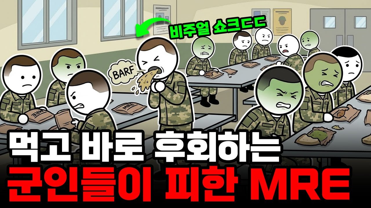 군인들이 차라리 굶겠다고 한 군대 음식들