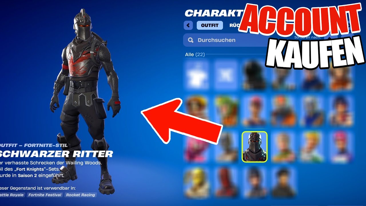 Ich kaufe einen FORTNITE OG ACCOUNT auf CAVESKINS.DE und das war drauf 😨